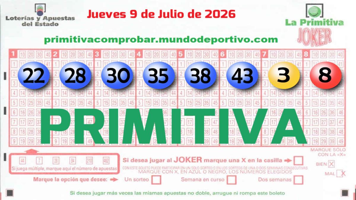 Primitiva del 2026-07-09