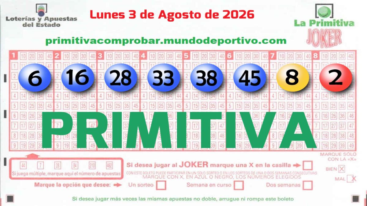 Primitiva del 2026-08-03
