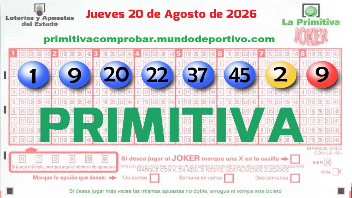 Primitiva del 2026-08-20