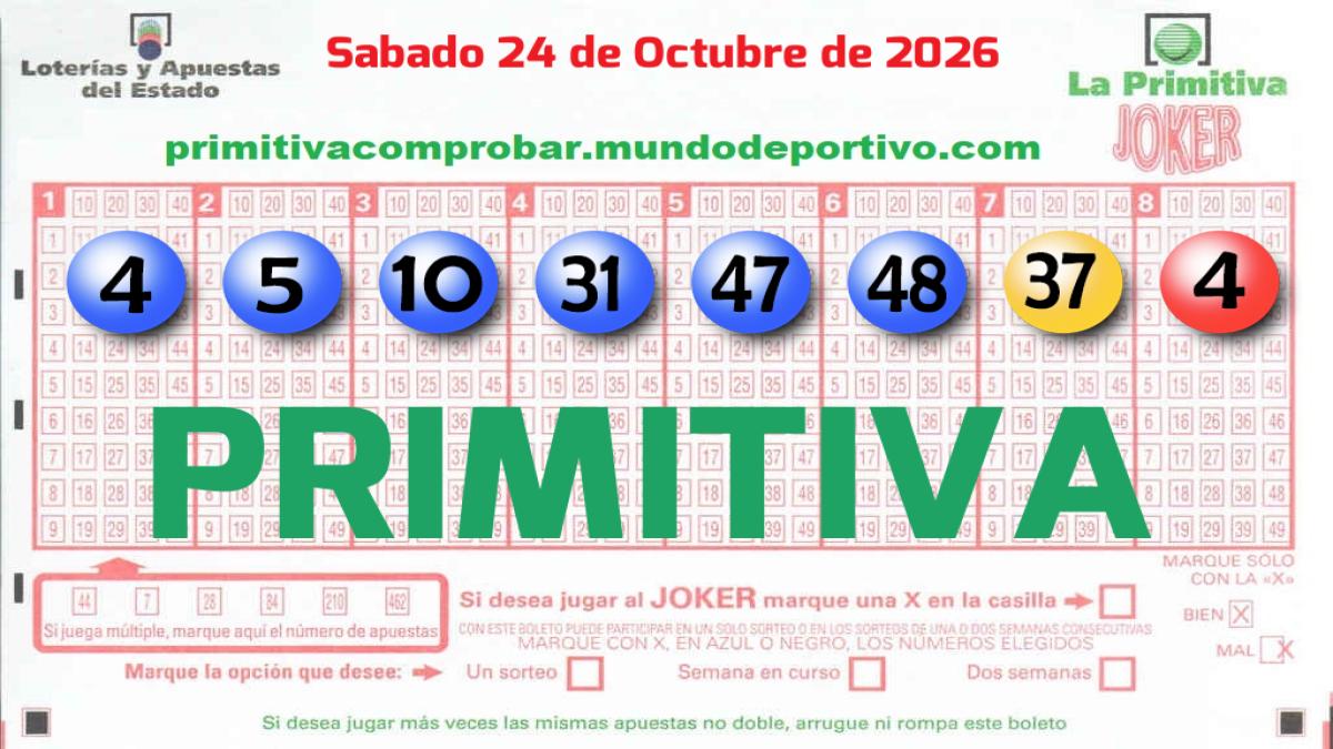 Primitiva del 2026-10-24