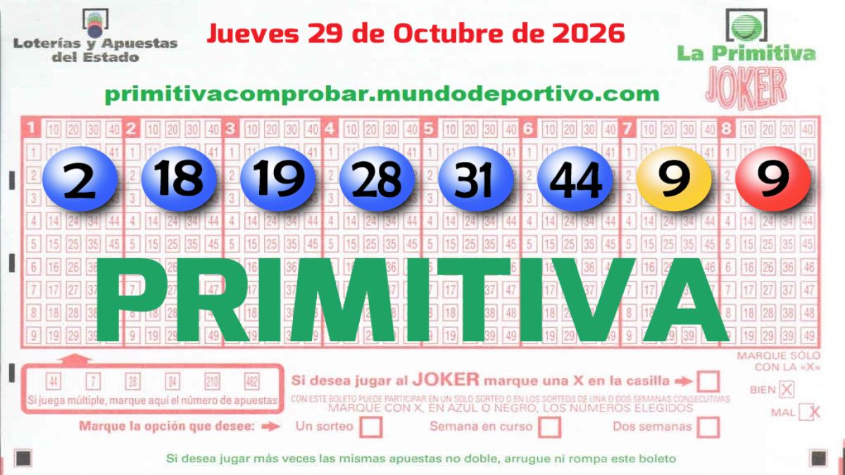 Primitiva del 2026-10-29