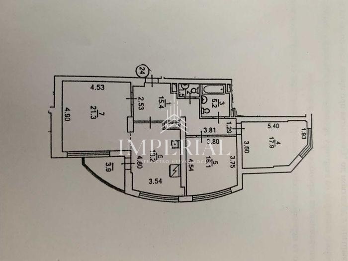 3-кімнатна квартира