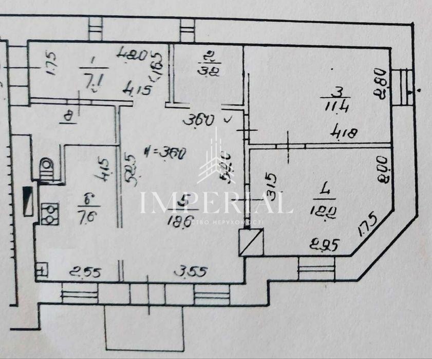 3-кімнатна квартира