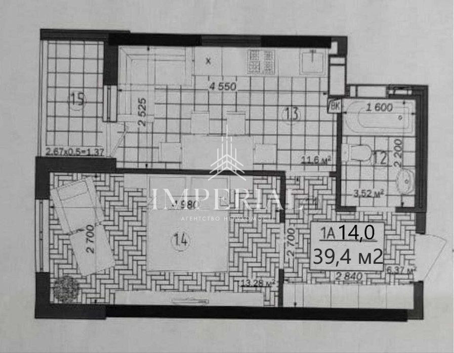 1-кімнатна квартира