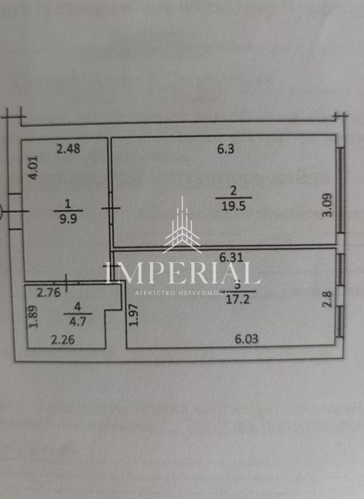 1-кімнатна квартира