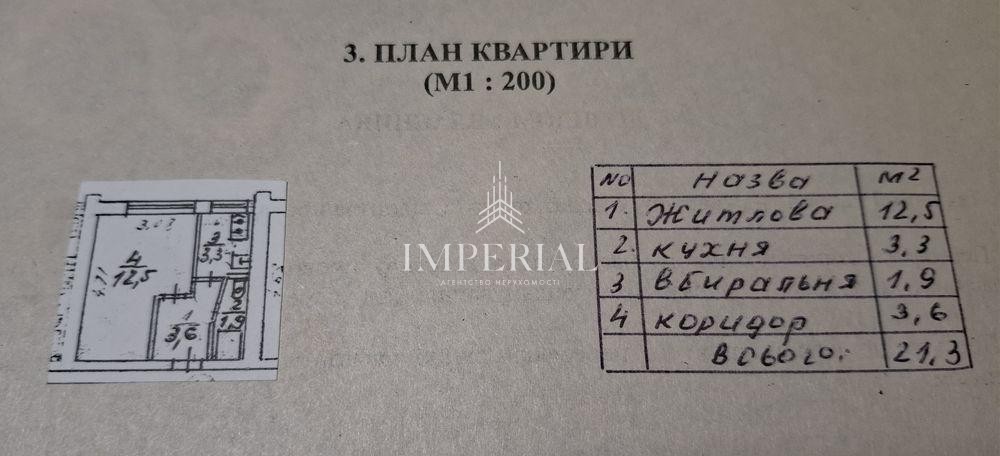 1-кімнатна квартира