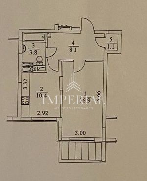 1-кімнатна квартира