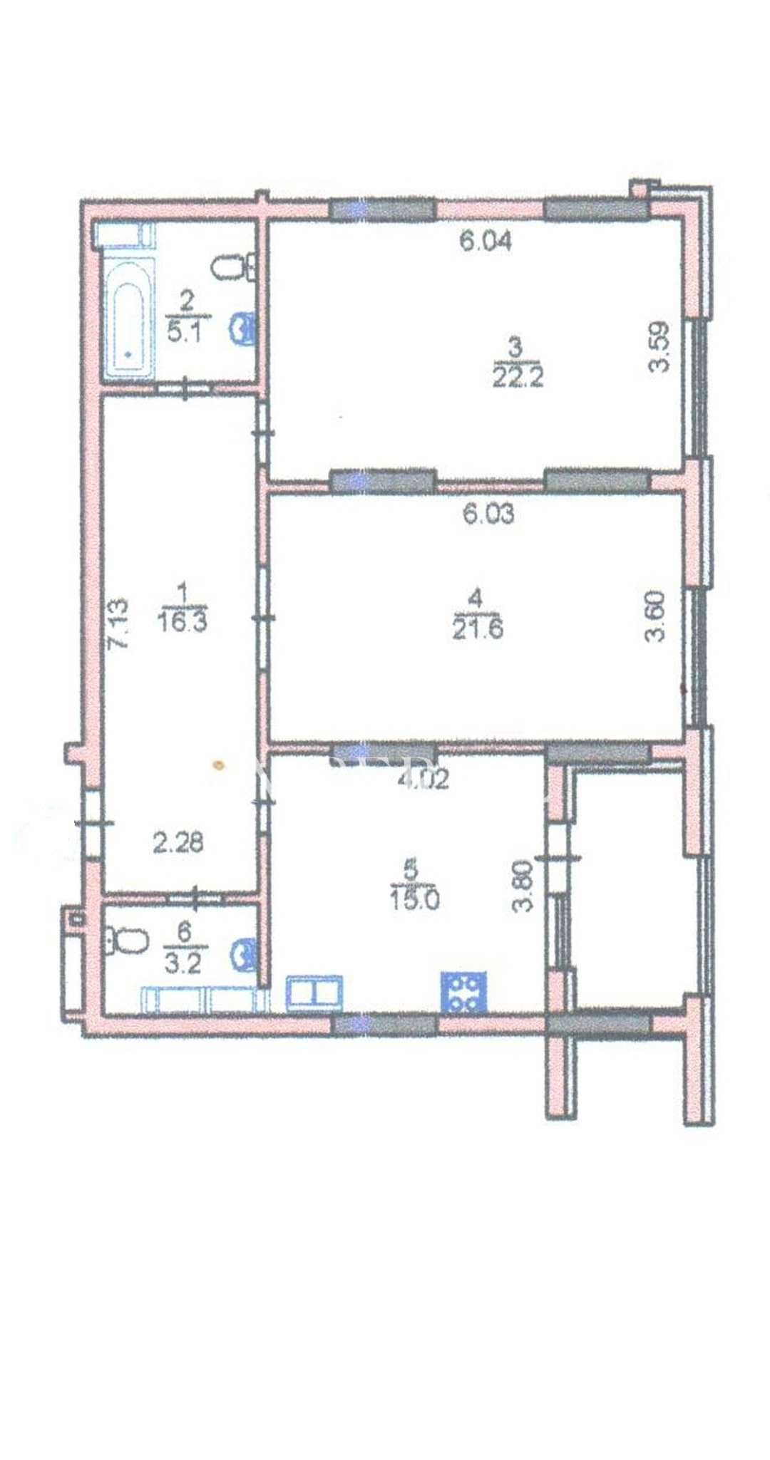 2-кімнатна квартира