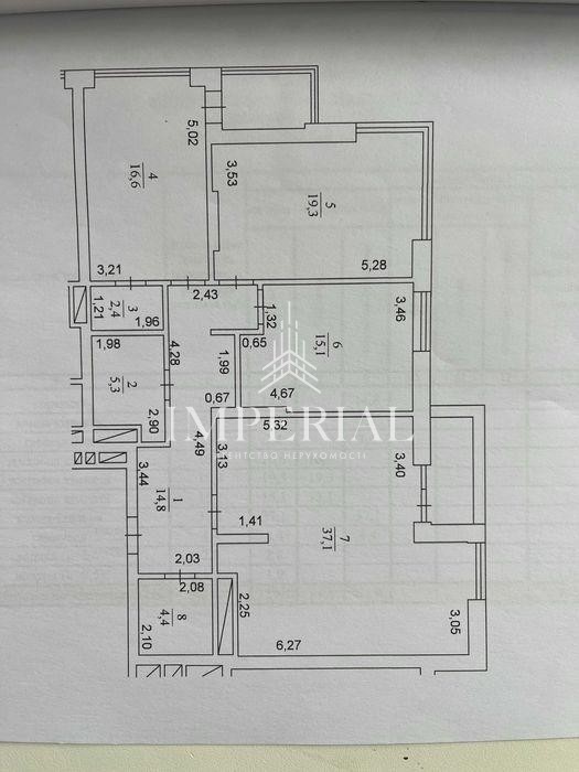 3-кімнатна квартира