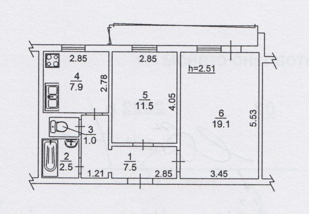 2-кімнатна квартира