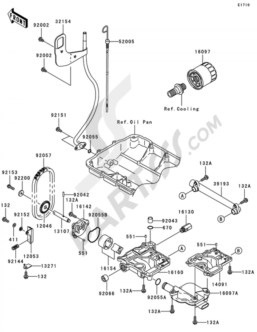 OIL PUMP Kawasaki JET SKI ULTRA 250X 2008