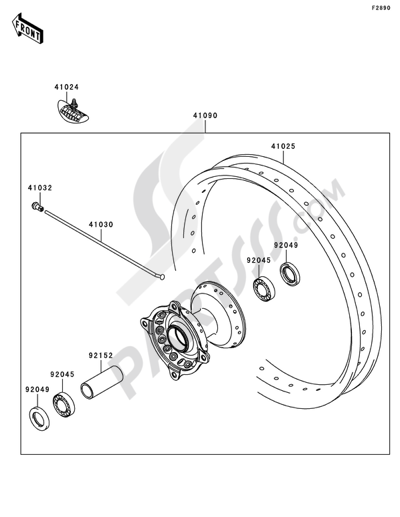 Kawasaki KX125 2008 Optional Parts
