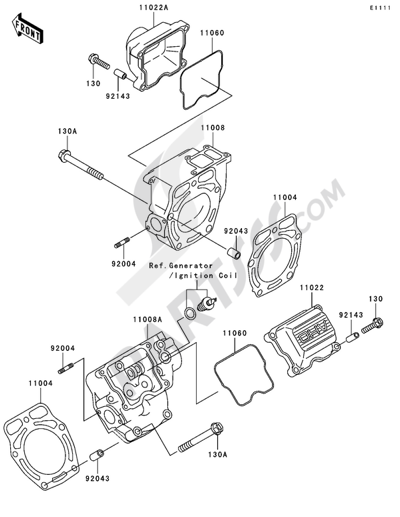 Replacement Carburetor For Kawasaki Mule 3010 4x4 (KAF620-E3) 2001-2008 UTV