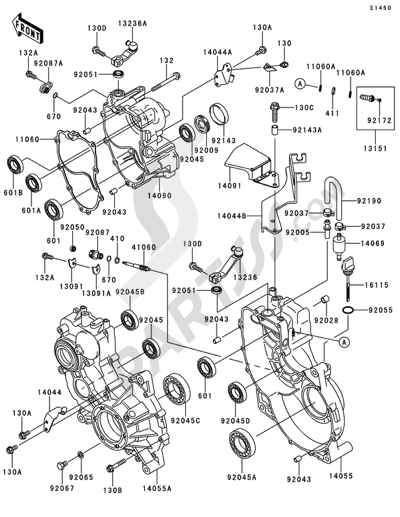 Kawasaki MULE 4010 DIESEL 4X4 2011 Gear Box(1/2)