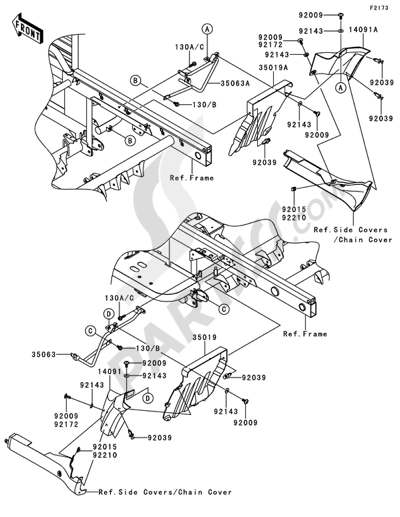 Kawasaki MULE 4010 DIESEL 4X4 2011 Flap