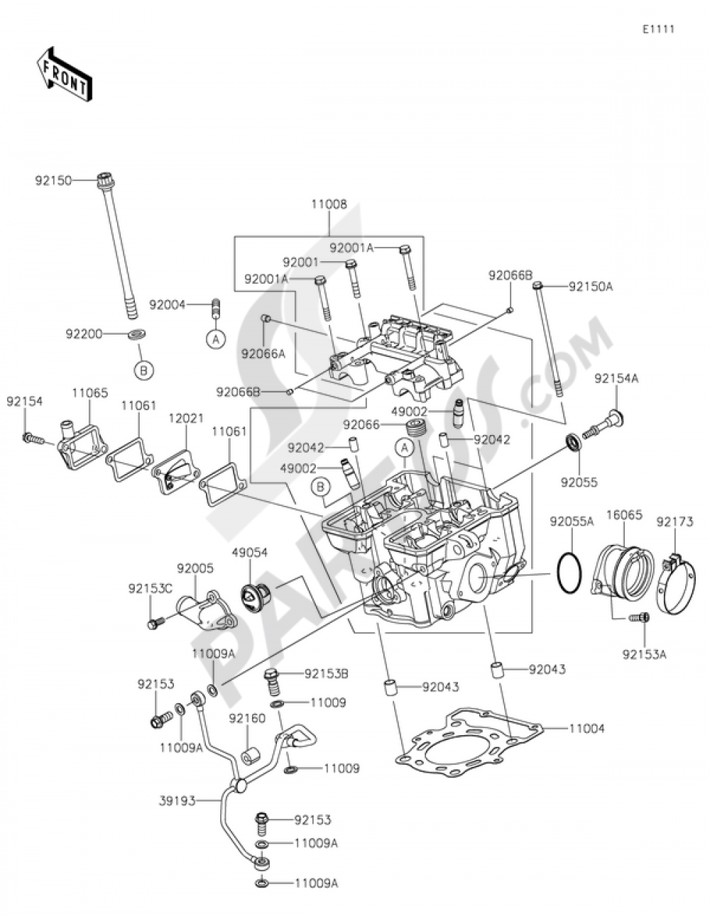 KAWASAKI 350SS シリンダーヘッド　部品取り カワサキ [Y-250318-15] Yahoo!オークション - 「350ss シリンダー」(カワサキ用)(エンジン
