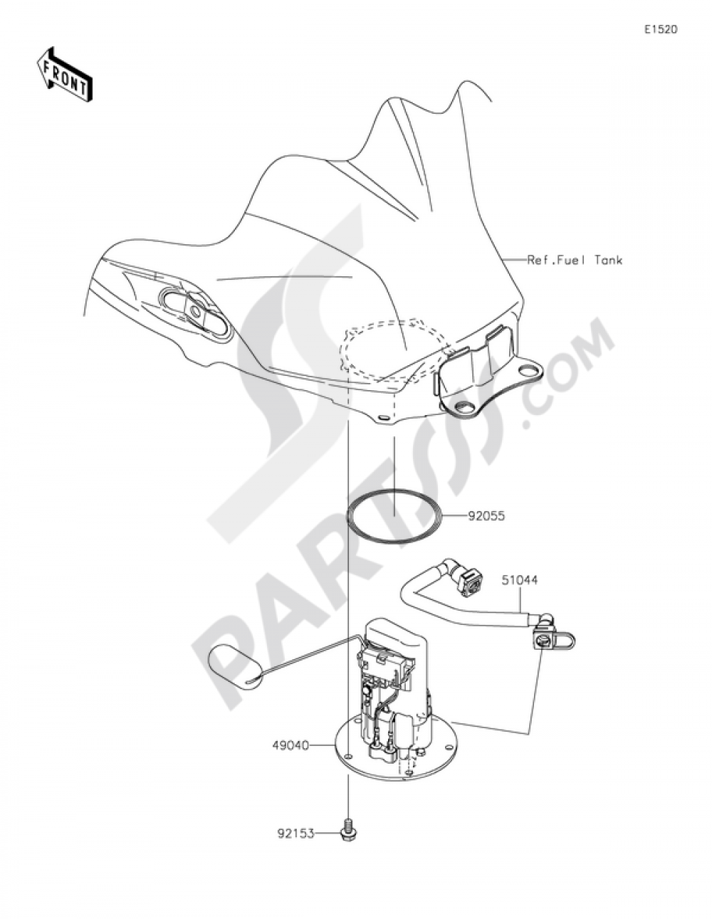 Fuel Pump Kawasaki NINJA 300 ABS 2015