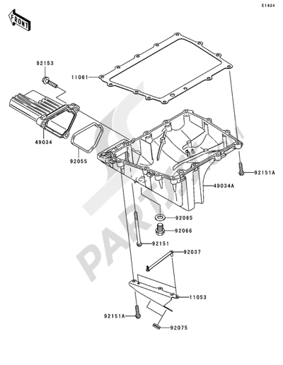 Kawasaki NINJA ZX-10R 2005 Oil Pan