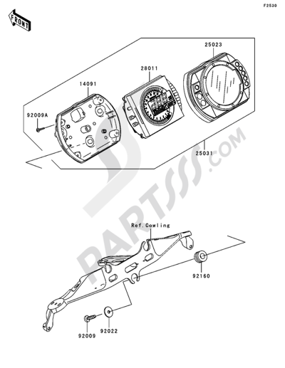ABIE品 Kawasaki Ninja ZX-11 Air Intake Parts - Manifolds & Filters