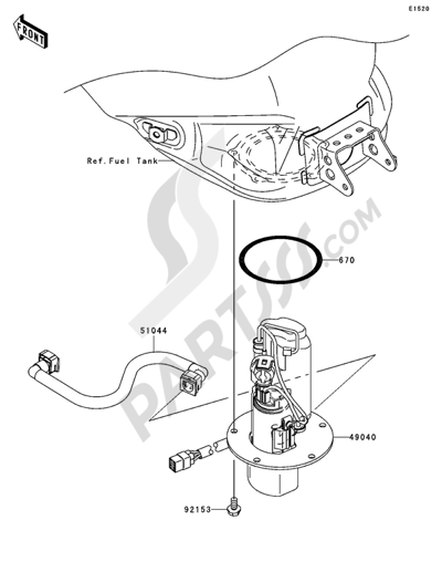 か クローズ10 OEM Kawasaki Clutch Cover Gasket 11061-0178 ZX10R