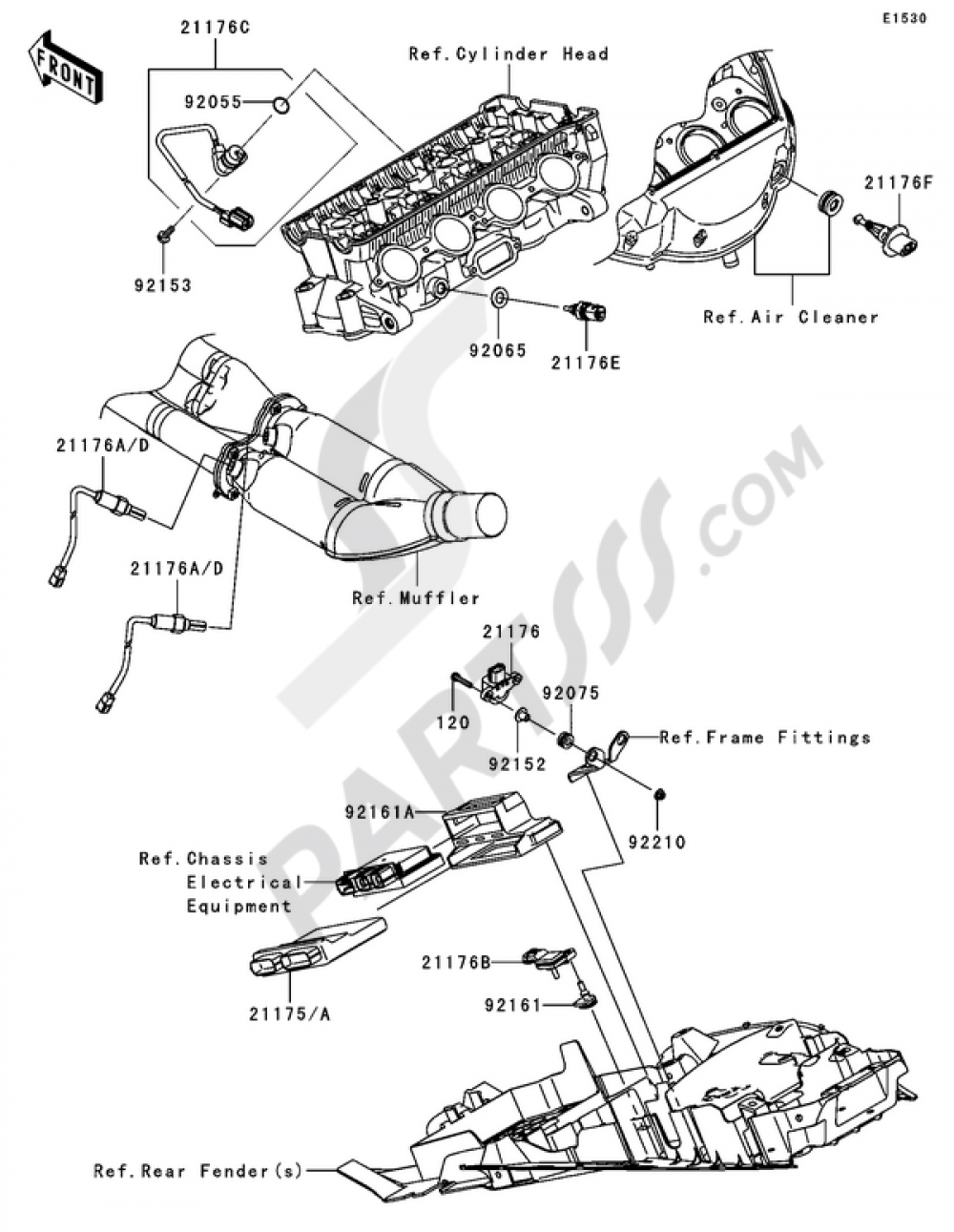 Fuel Injection Kawasaki NINJA ZX-10R 2006