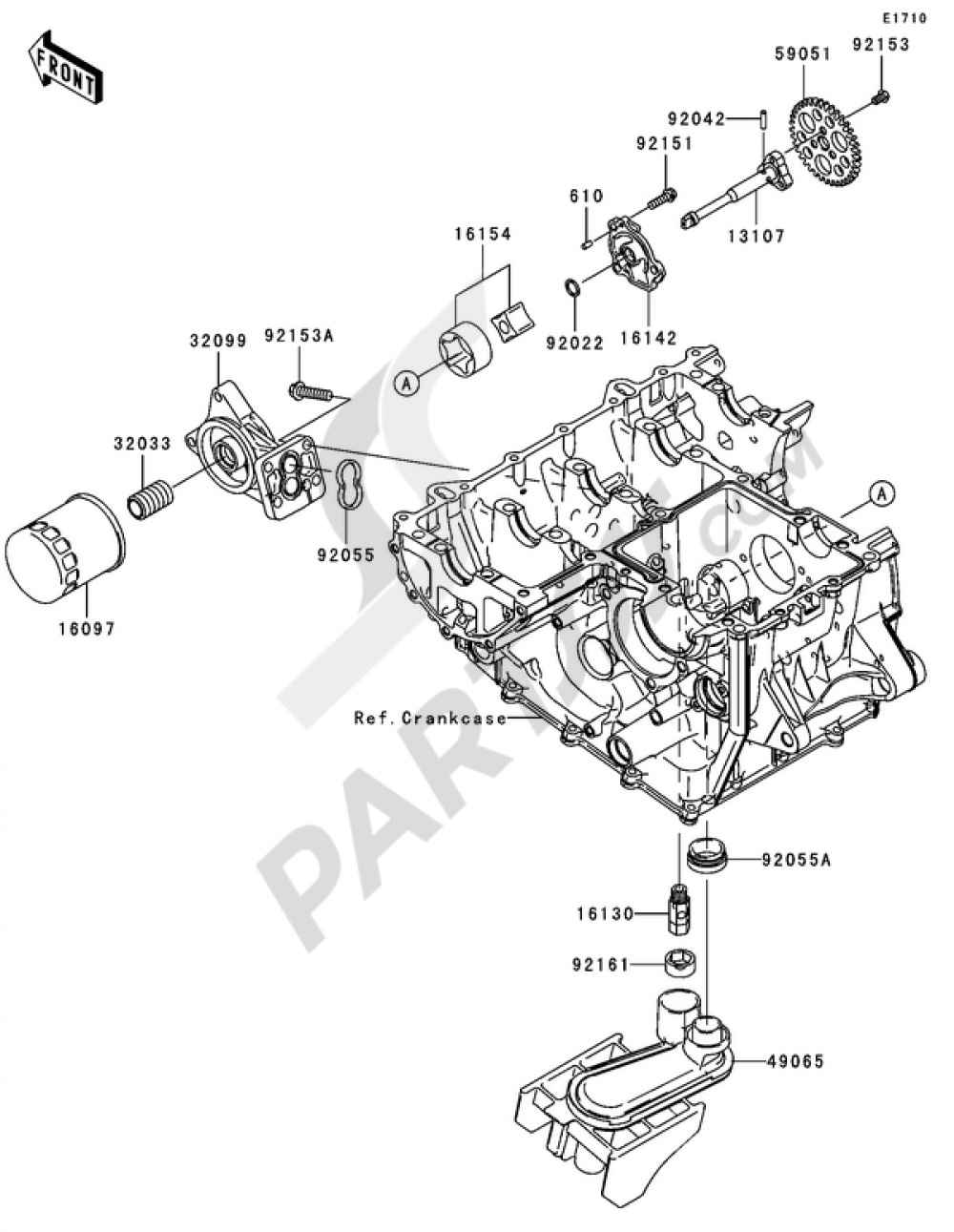 Oil Pump Kawasaki NINJA ZX-10R 2006