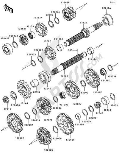 FRAME Kawasaki NINJA ZX-10R 2007