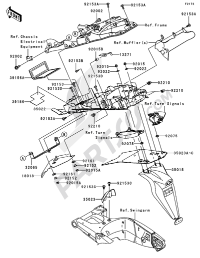 Throttle Kawasaki NINJA ZX-10R 2007