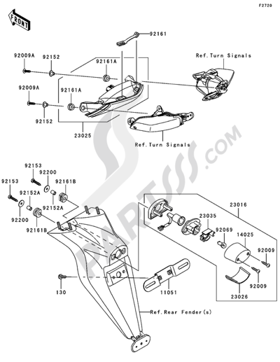 Throttle Kawasaki NINJA ZX-10R 2007