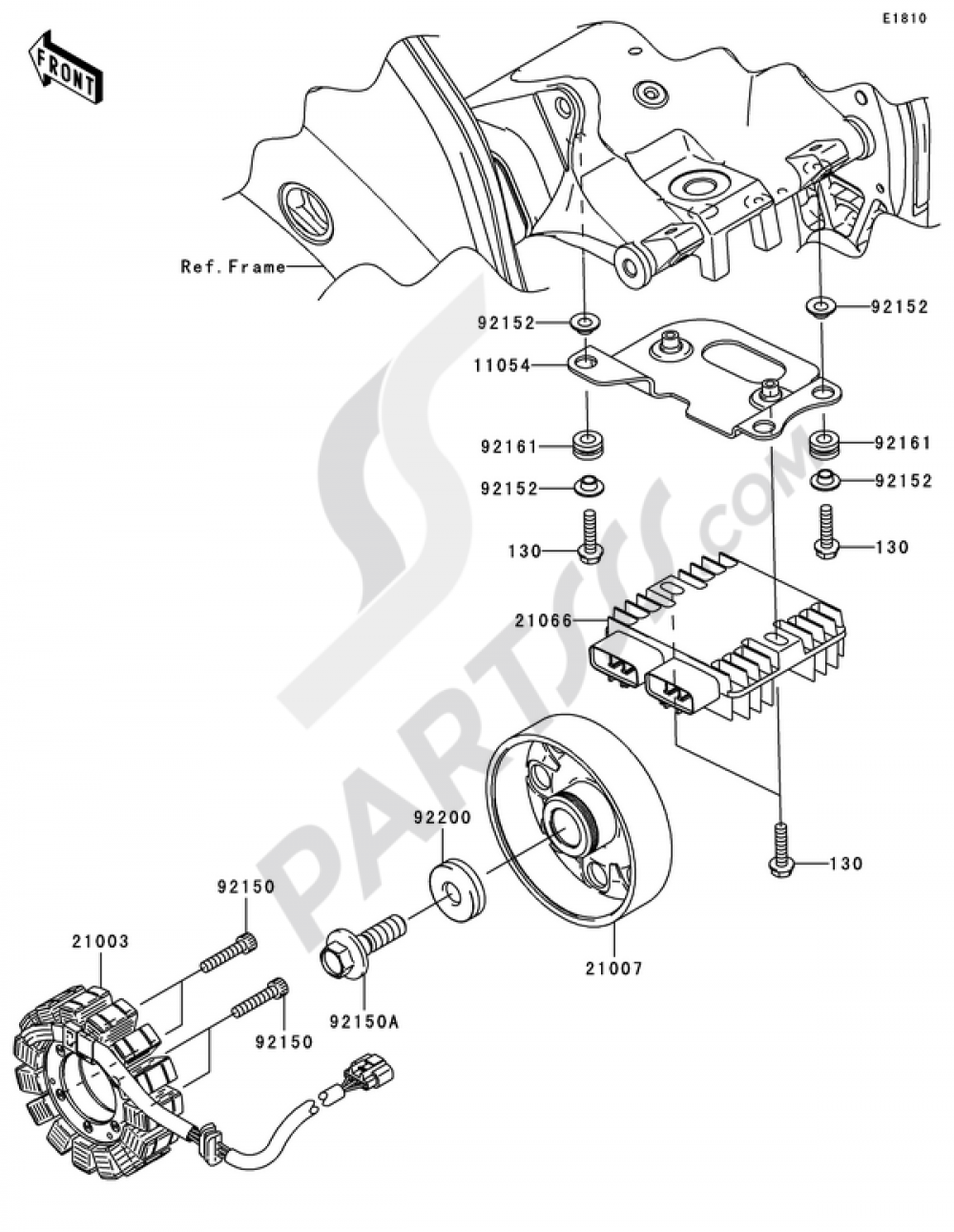 GENERATOR Kawasaki NINJA ZX-10R 2009