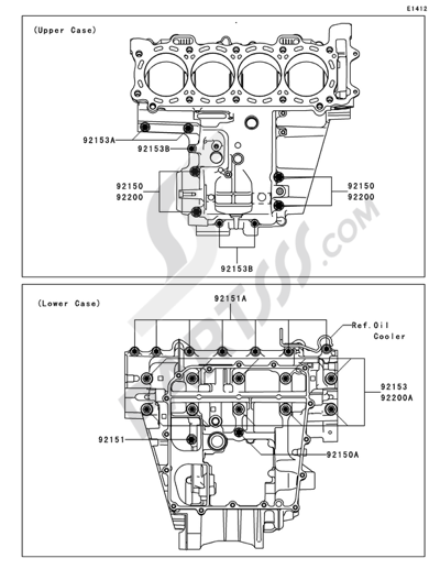 何番 Kawasaki NINJA ZX-10R 2010. 分解図 純正部品をオンライン購入