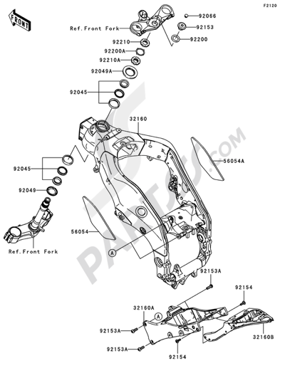 オイルポンプ Kawasaki NINJA ZX-10R 2010