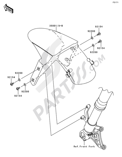 トランスミッション Kawasaki NINJA ZX-10R 2011