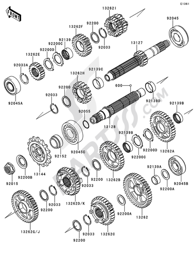 Kawasaki NINJA ZX-10R 2012 Transmission