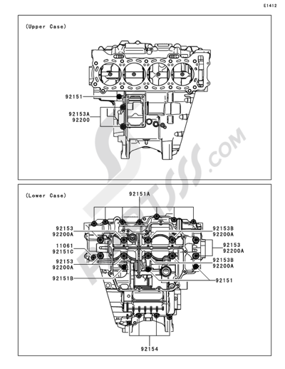 Frame Fittings Kawasaki NINJA ZX-10R 2012