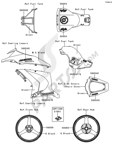OIL PUMP Kawasaki NINJA ZX-10R 2013