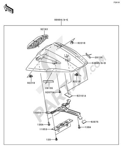 Despiece Kawasaki NINJA ZX-10R 2013 | Repuestos originales