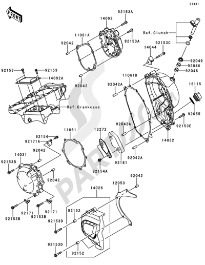 Kawasaki NINJA ZX-10R 2013 Engine Cover(s)