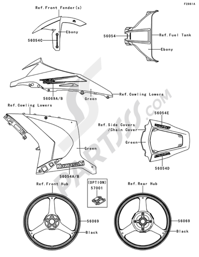 OIL PUMP Kawasaki NINJA ZX-10R ABS 2011