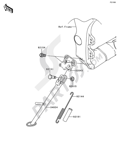 Kawasaki NINJA ZX-10R ABS 2012 Stand(s)