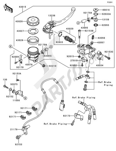 すページ 1985 KAWASAKI ZX750 GPZ (#422) COOLANT WATER TANK RESERVOIR BOTTLE