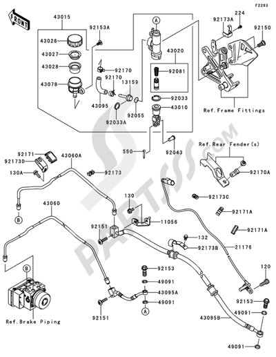 Air Cleaner(1/2) Kawasaki NINJA ZX-10R ABS 2012