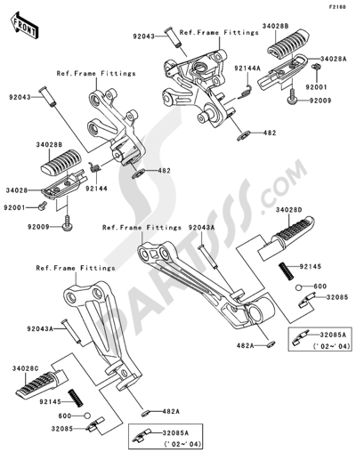 Cylinder Head Cover Kawasaki NINJA ZX-12R 2002