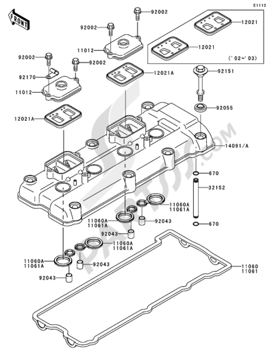 COWLING Kawasaki NINJA ZX-12R 2005