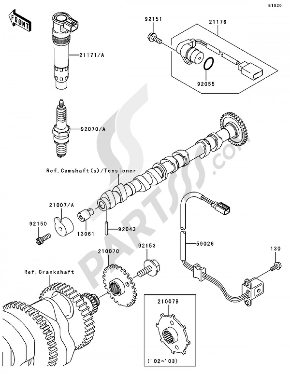 Ignition System Kawasaki NINJA ZX-12R 2005