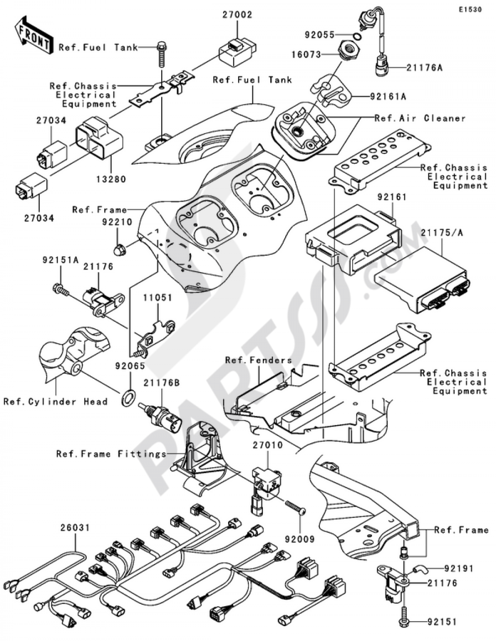 Fuel Injection Kawasaki NINJA ZX-12R 2006