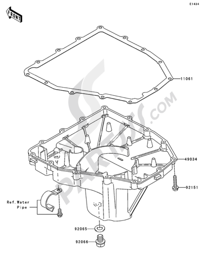 Kawasaki NINJA ZX-6R 2005 Oil Pan