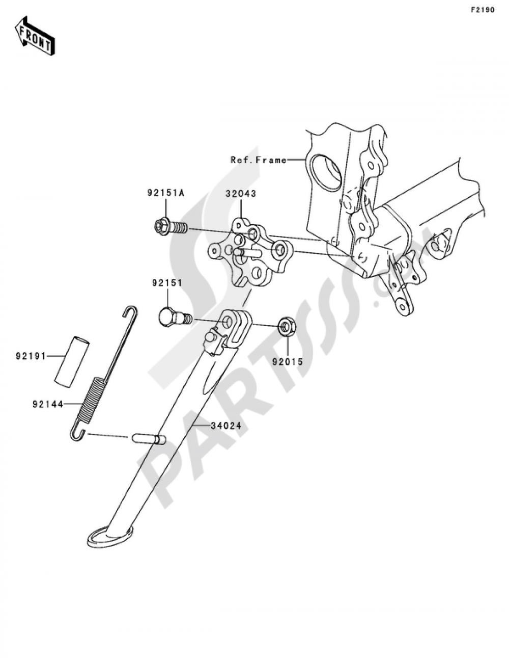 Stand(s) Kawasaki NINJA ZX-6R 2005