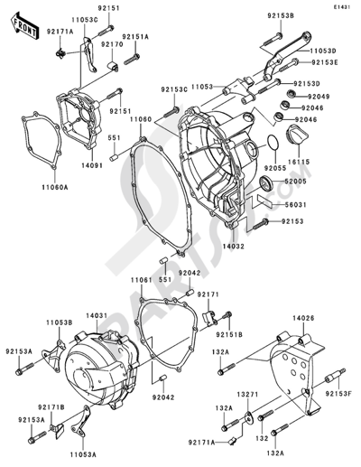Water Pipe Kawasaki NINJA ZX-6R 2006