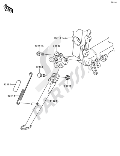 Kawasaki NINJA ZX-6R 2006 Stand(s)